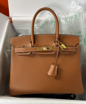 에르메스 버킨백30 골드브라운 금장 앱송